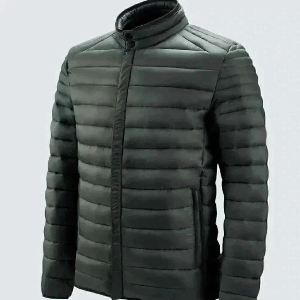 Army Green Mens Puffer Coat